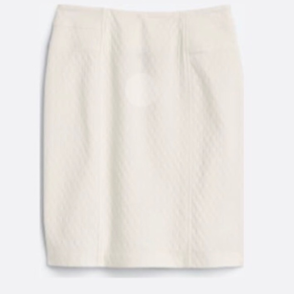 Tribal Tyla cream jacquard knit pencil skirt